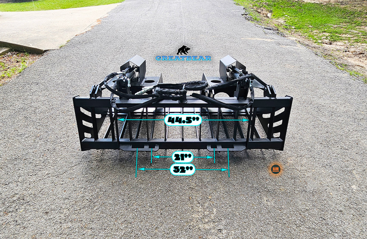 Greatbear 72" Rock Grapple Bucket