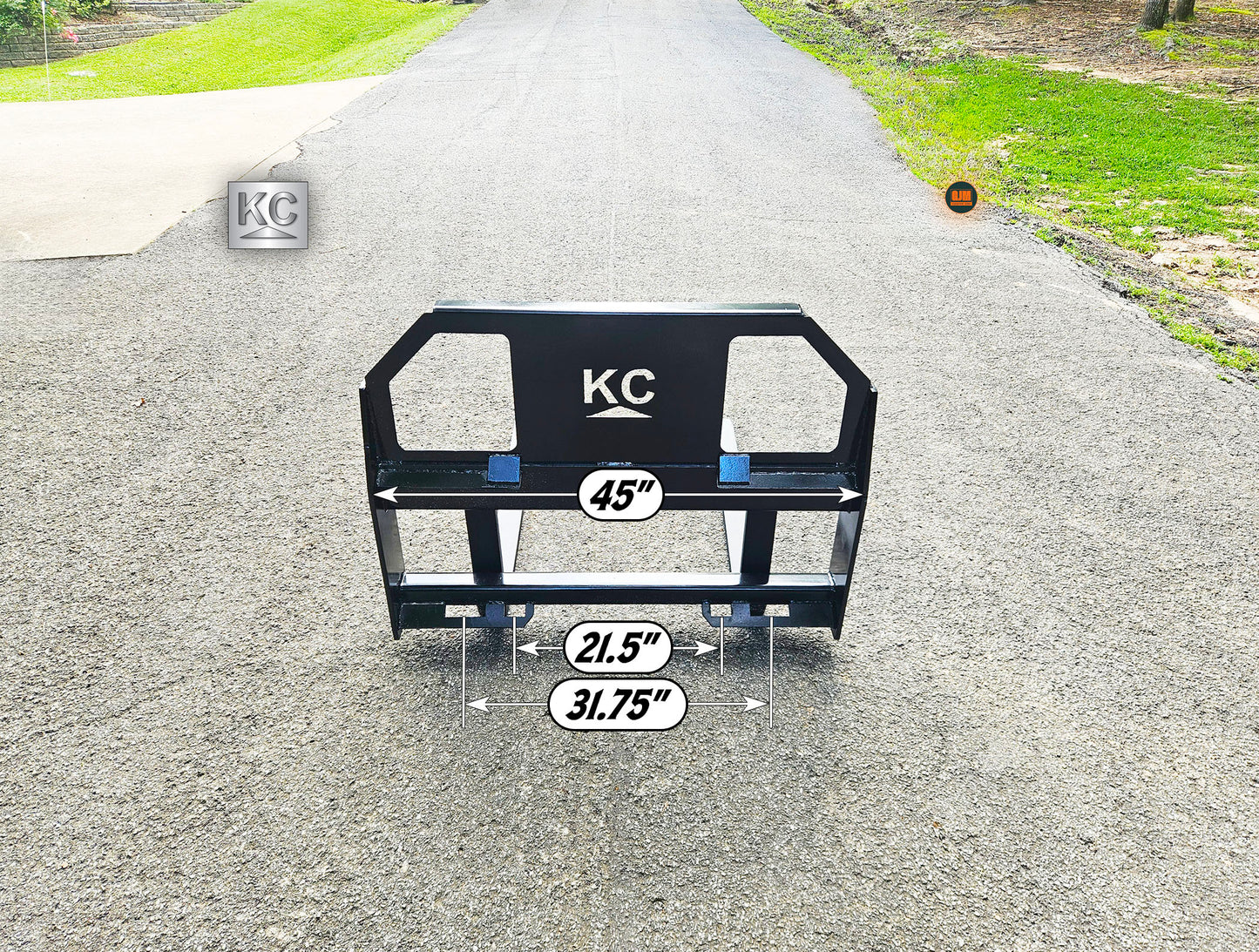 KC 42" 2200lb Capacity Q/A Pallet Forks
