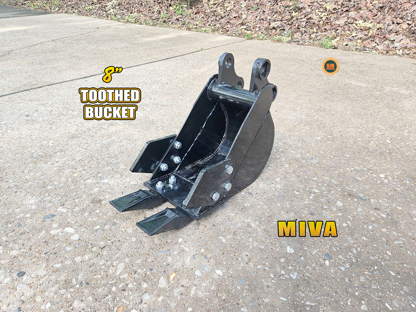 MIVA 8pc Attachment Set for 1-2 Ton Mini Excavators