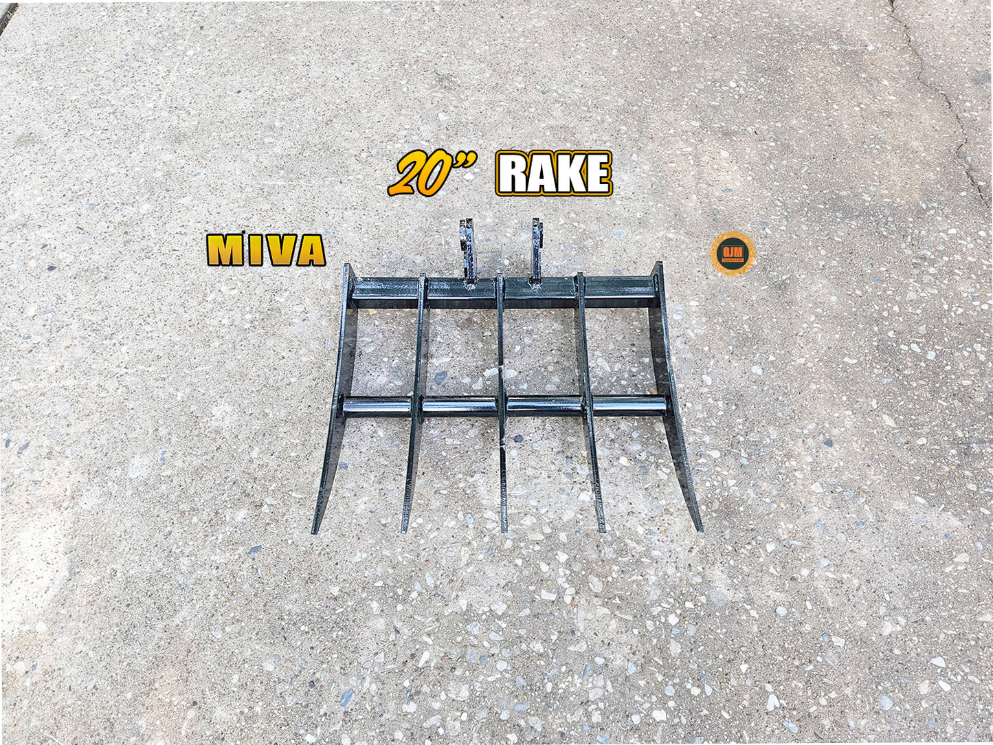 MIVA 8pc Attachment Set for 1-2 Ton Mini Excavators