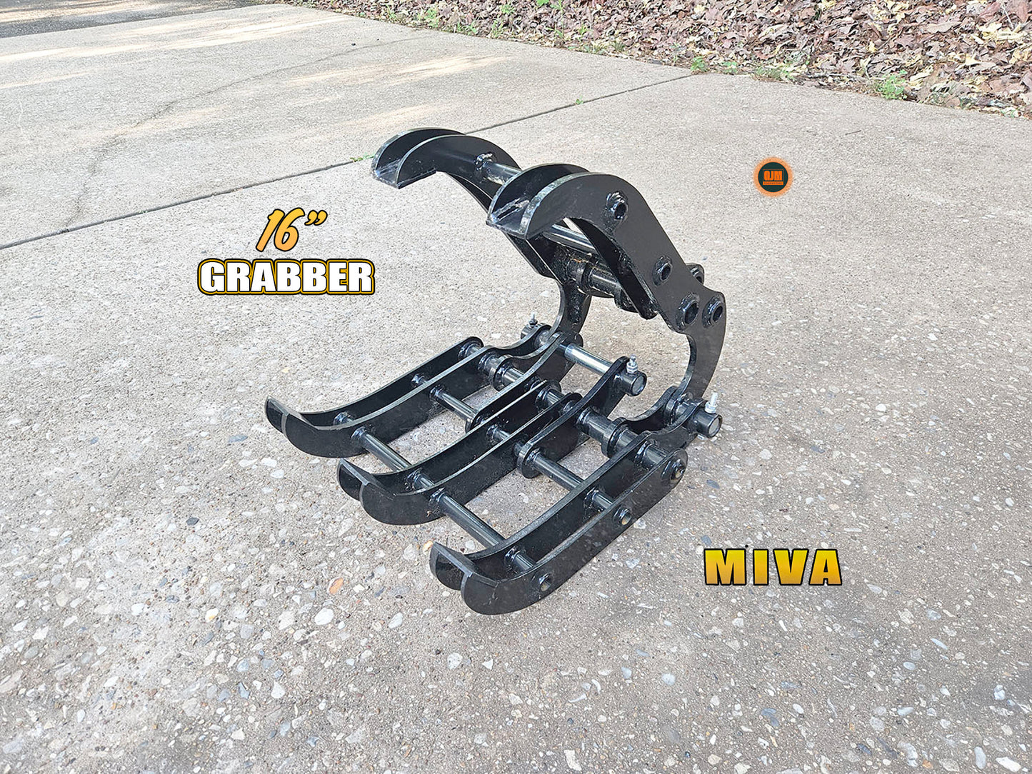 MIVA 8pc Attachment Set for 1-2 Ton Mini Excavators