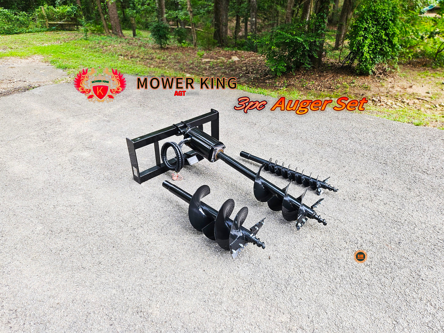 Mower King AGT-SSECAG-Y 3pc Hydraulic Auger Set