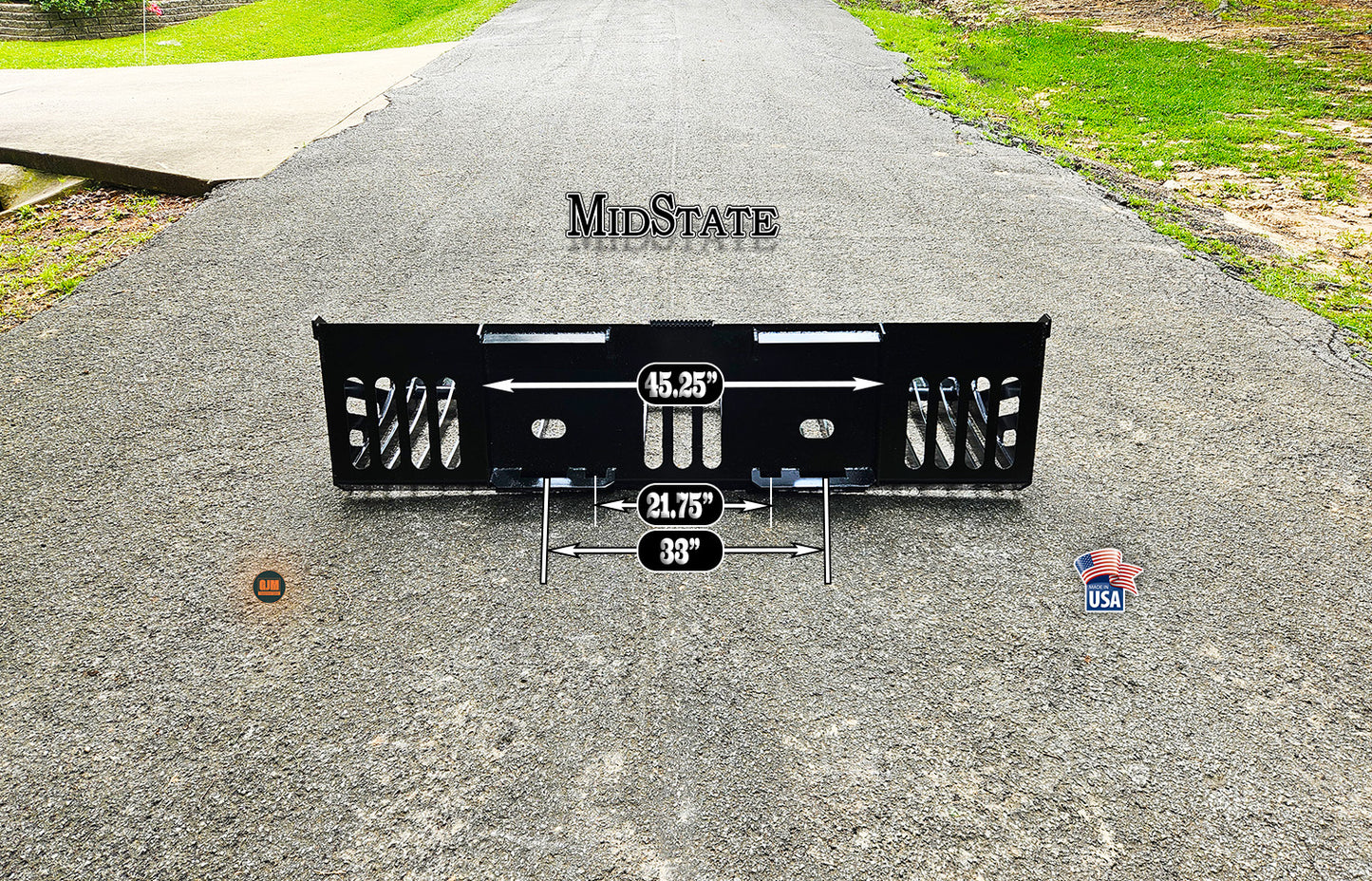 MidState 84" Toothed Rock Bucket