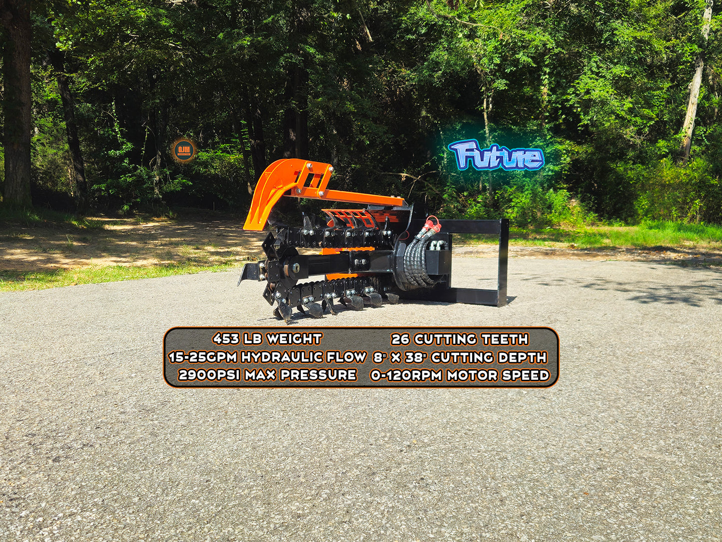 Future FT-Y-TC38 Skid Steer Trencher
