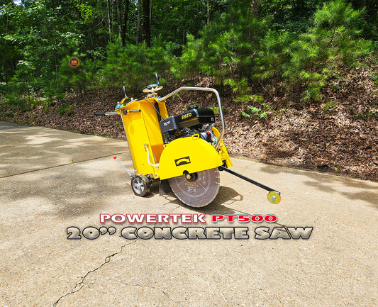 Powertek PT500 20" Walk-Behind Concrete Saw